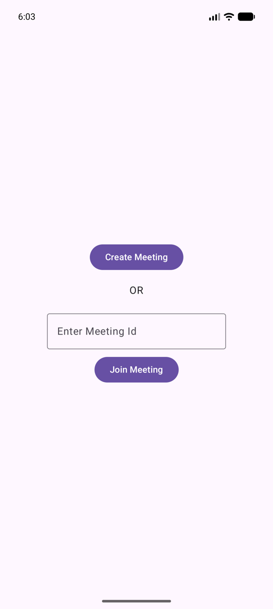 VideoSDK Android Quick Start Join Screen